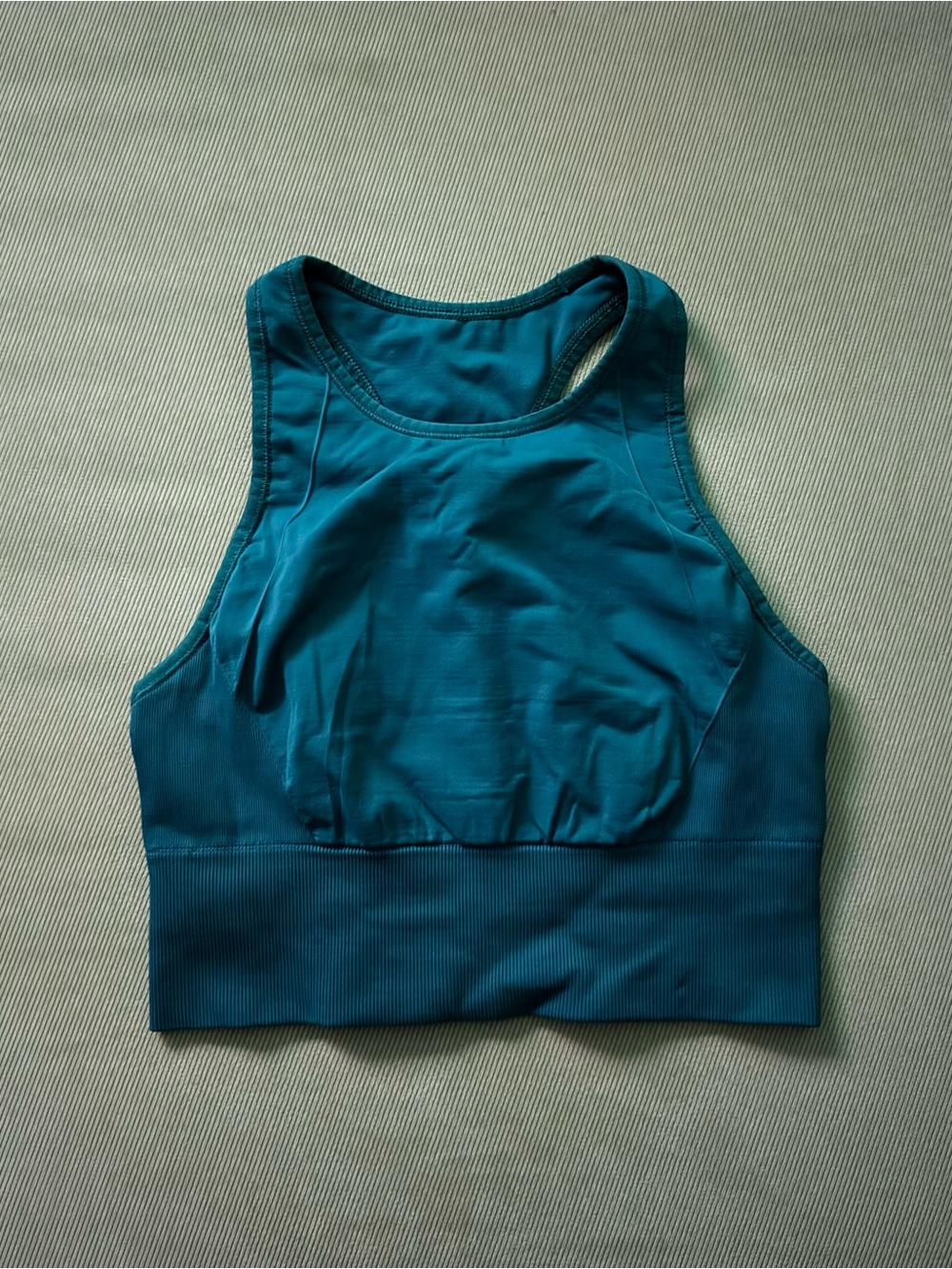 lululemon athletica Teal High-Neck Sports Bra